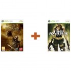  / Action   Clash of the Titans + Tomb Raider Underworld Xbox 360