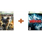  / Action   Frontlines: Fuel of War + Wolfenstein Xbox 360,  