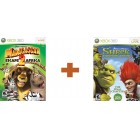  / Kids   Shrek Forever After +  2 (DreamWorks Madagascar Escape 2 Africa) Xbox 360