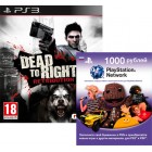    PSN Card 1000 + Dead to Rights: Retribution [PS3]