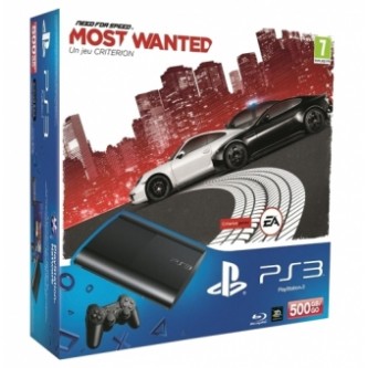    Sony PS3 Super Slim (500 Gb) (CECH-4008C) +  Need for Speed: Most Wanted