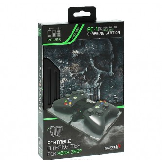   Xbox 360  Xbox 360:    AC-1 (AC-1 Ammo Clip: Dual Controller Charger USB: Gioteck)