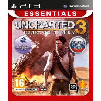   Move  Uncharted 3.   (  3D) (Essentials) [PS3,  ]